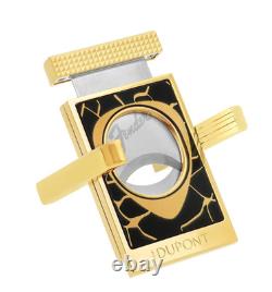 Briquet à cigare St Dupont Fender Twiggy noir et argent laqué édition limitée 030025 torch