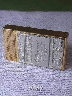Briquet à gaz Chapado-Vapo Gold Silver W à double brûleur, édition limitée, d’occasion
