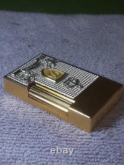 Briquet à gaz Chapado-Vapo Gold Silver W à double brûleur, édition limitée, d’occasion