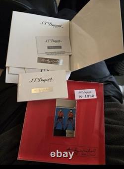 Briquet à gaz Dupont édition limitée rare Elvis très beau pour fumer des cigarettes