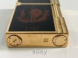 Briquet à gaz S. T. Dupont 1492 Columbus Édition limitée 2452/3000 Vintage