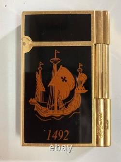 Briquet à gaz S. T. Dupont 1492 Columbus Édition limitée 2452/3000 Vintage