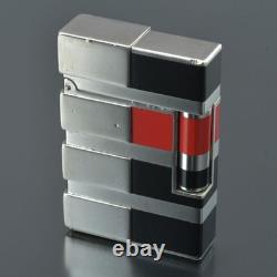 Briquet à gaz S. T. Dupont Gatsby Art and Technique en argent avec boîte, édition limitée