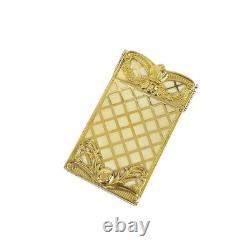 Briquet à gaz S. T. Dupont Versailles or et blanc d’occasion, édition limitée 2686/1704