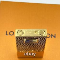 Briquet à gaz S. T. Dupont doré Epi inutilisé sans boîte, édition limitée rare