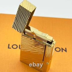 Briquet à gaz S. T. Dupont doré Epi inutilisé sans boîte, édition limitée rare