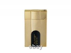 Briquet connecté S. T. Dupont Ligne 2 007 en édition limitée, doré, n° 52/1962 (016115)