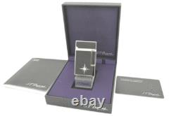 Briquet en diamant St Dupont Solitaire Ligne 2 Édition Limitée laquée noire