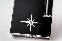 Briquet en diamant St Dupont Solitaire Ligne 2 Édition Limitée laquée noire