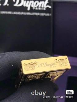 Briquet gonflable en édition limitée S. T. Dupont 1892 en or embossé tout neuf
