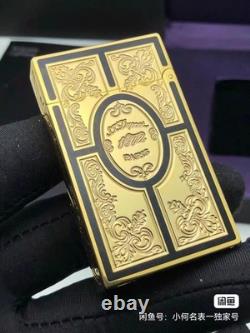 Briquet gonflable en édition limitée S. T. Dupont 1892 en or embossé tout neuf