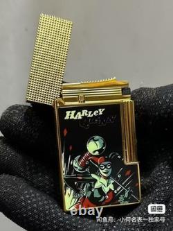 Briquet gonflable en or en édition limitée S. T. Dupont Harley Quinn tout neuf
