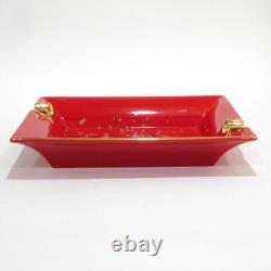 Cendrier Année du Dragon S. T. Dupont 006486 en porcelaine rouge édition limitée Japon