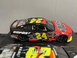 Club de fans Jeff Gordon 2023 & 2024 Axalta/Dupont Fantasy Next Gen SET 124 Diecast