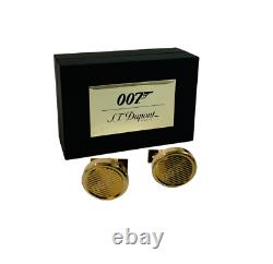 Cufflinks S. T Dupont Gold James Bond Edition Limitée 007 France Paris Rare
