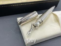 Dunhill Édition Spéciale Torpille Stylo Bille Ciseaux Argent Sterling Ag925