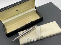 Dunhill Édition Spéciale Torpille Stylo Bille Ciseaux Argent Sterling Ag925