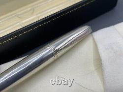 Dunhill Édition Spéciale Torpille Stylo Bille Ciseaux Argent Sterling Ag925