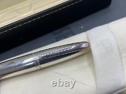 Dunhill Édition Spéciale Torpille Stylo Bille Ciseaux Argent Sterling Ag925