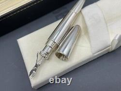 Dunhill Édition Spéciale Torpille Stylo Bille Ciseaux Argent Sterling Ag925