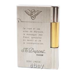Dupont Gatsby Mercure Édition Limitée Briquet à Gaz Forme Carrée Argent