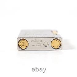 Dupont Gatsby Mercure Édition Limitée Briquet à Gaz Forme Carrée Argent