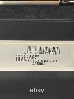 Dupont S. T. Dupont 405800 Stylo à bille Defi Blacklight Édition limitée