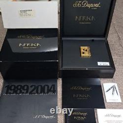 Dupont édition limitée 2000 pièces Afrique briquet Gatsby testé utilisé