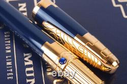 Édition limitée 1998 Nuevo Mundo S. T. Dupont 481892M Stylo-plume en saphir