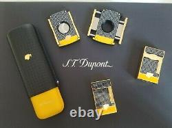 Édition limitée St Dupont Cohiba Linge Line 2 briquet noir jaune laqué 016110