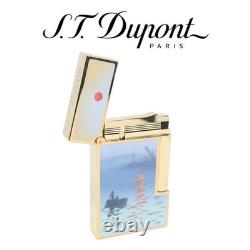 Ensemble de fumeurs S. T. Dupont Claude Monet avec pipe et briquet Édition limitée 1872 monde