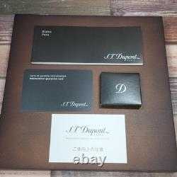 Ensemble presse-papiers et stylo plume S. T. Dupont F1, plume F en or 14 carats, édition limitée Grand Prix