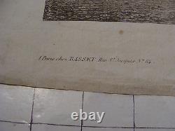 Impression Couleur Originale1800's Vue Du Pont De Vienne En Autriche -paris- Basset