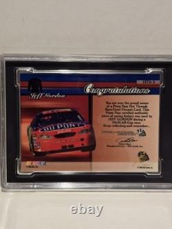 Jeff Gordon 2005 Press Pass Premium Hot Threads SGC Noté 9 Numéro 1/1
