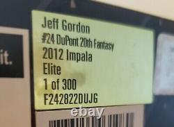 Jeff Gordon 2012 Dupont 20th Fantasy Voiture Elite 1/24 Échelle Diecast