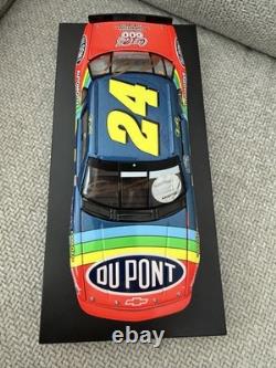 Jeff Gordon-Ray Evernham Signé #24 Dupont 1994 Victoire à Charlotte Lumina Échelle 1:24