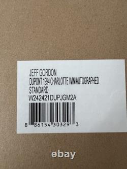 Jeff Gordon-Ray Evernham Signé #24 Dupont 1994 Victoire à Charlotte Lumina Échelle 1:24