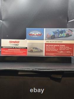 Jeff Gordon et Ray Evernham Signatures Doubles #24 Dupont Monte Carlo Victoire de Dover 1996 1