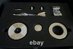 Kit de collectionneurs S. T. Dupont Space Odyssey, briquet, stylo, boutons de manchette, C2ODYSSEY NIB
