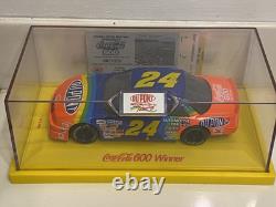 Légende Vintage Nascar Jeff Gordon RARE 1 Sur 2000 Diecast Avec Billet de Course Original