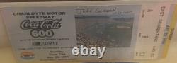 Légende Vintage Nascar Jeff Gordon RARE 1 Sur 2000 Diecast Avec Billet de Course Original