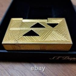 Ligne 2 du briquet Dupont Édition Limitée Rare Afrique Or France