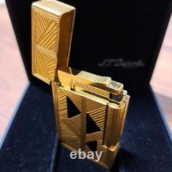 Ligne 2 du briquet Dupont Édition Limitée Rare Afrique Or France