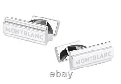 Montblanc Sartorial Sterling Silver Cufflinks 112909 Mrrp 395 $ Édition Limitée