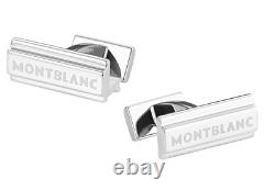 Montblanc Sartorial Sterling Silver Cufflinks 112909 Mrrp 395 $ Édition Limitée
