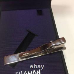 Nouvelle Édition Limitée S. T. Dupont 2005 SHAMAN – Attaches de Cravate Clipse Barrette de Cravate