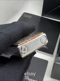 Nouvelle édition limitée S. T. Dupont briquet gonflable en argent crâne