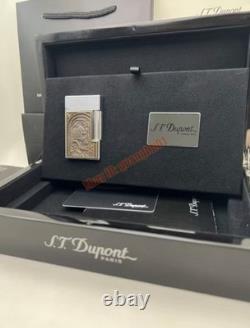 Nouvelle édition limitée S. T. Dupont briquet gonflable en argent crâne