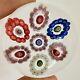 Poids En Verre Baccarat Dupont Millefiori Circlets