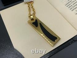 Porte-clés Art Nouveau édition limitée ST Dupont en or et laque noire 3216 195$